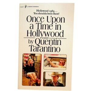 Once Upon A Time In Hollywood By Quentin Tarantino Paperback Novel